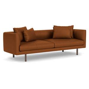 Replay 91" Sofa - Leather - Hausful