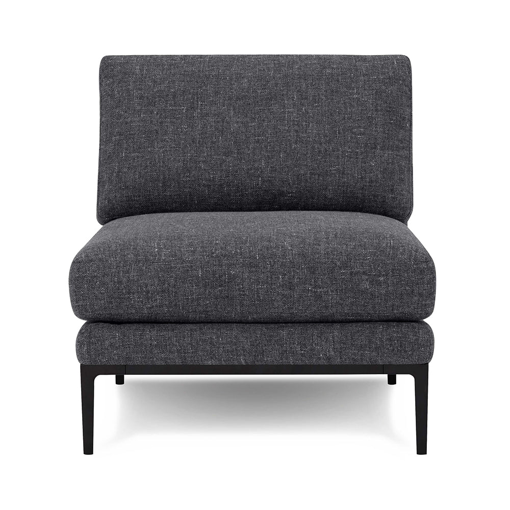Oma Armless Chair – Fabric - Hausful