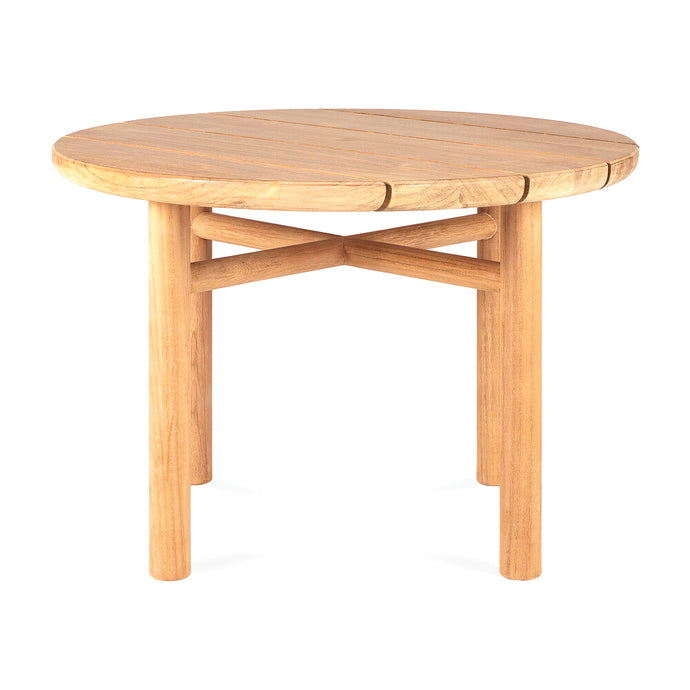 Teak Quatro Outdoor Side Table - Hausful