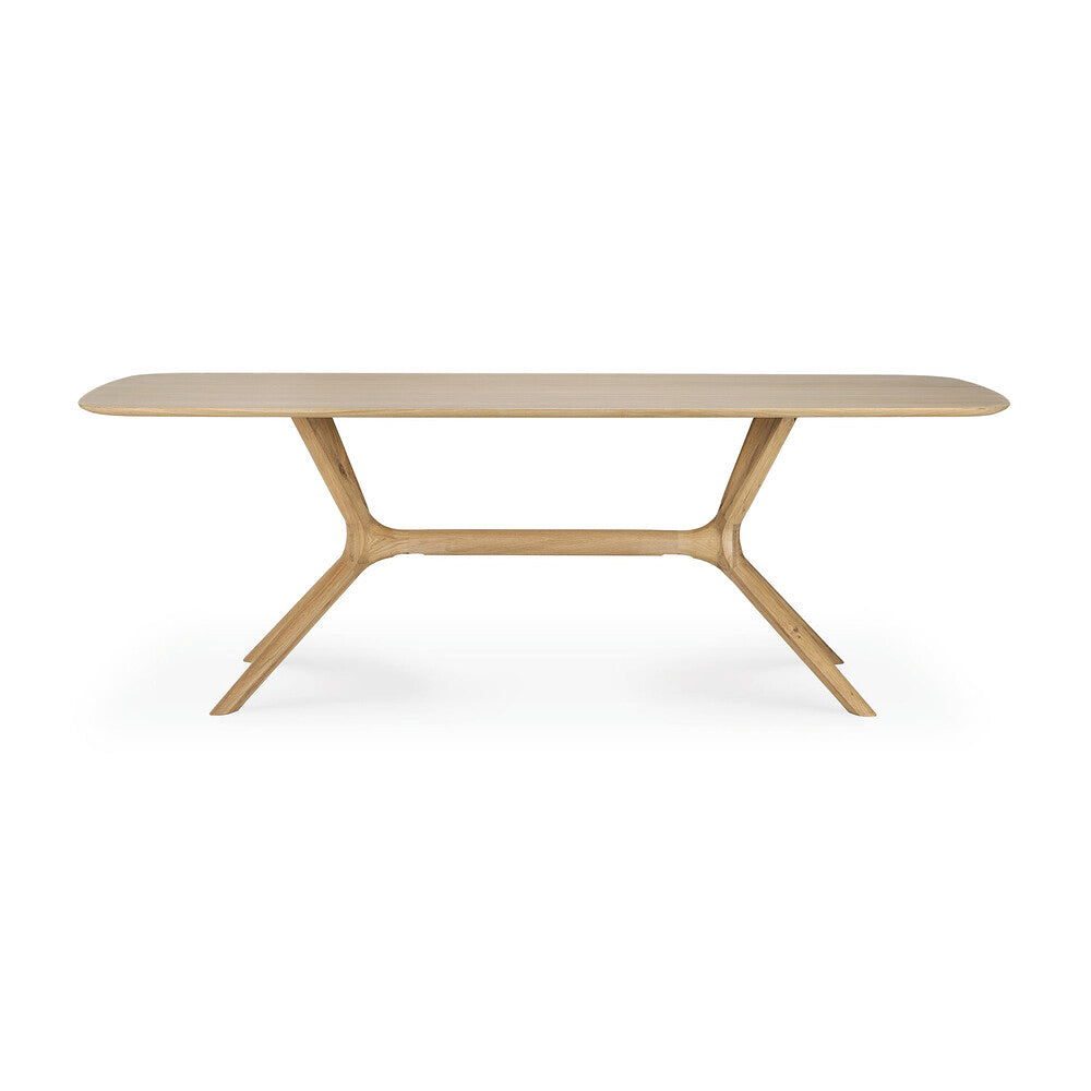 Oak X Dining Table - Hausful