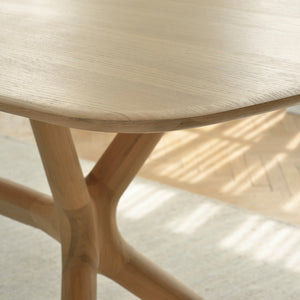 Oak X Dining Table - Hausful