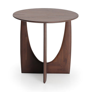 Oak Geometric Side Table - Hausful - Modern Furniture, Lighting, Rugs and Accessories (4470245064739)