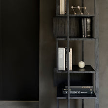 Load image into Gallery viewer, Teak Abstract Black Column - Hausful - Modern Furniture, Lighting, Rugs and Accessories