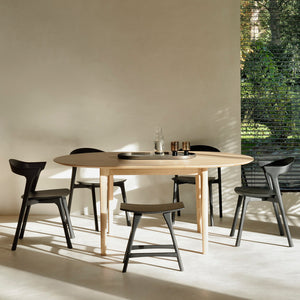 Oak Bok Round Extendable Dining Table - Hausful - Modern Furniture, Lighting, Rugs and Accessories