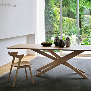 Oak Mikado Dining Table - Hausful - Modern Furniture, Lighting, Rugs and Accessories (4470228844579)