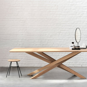 Oak Mikado Dining Table - Hausful - Modern Furniture, Lighting, Rugs and Accessories (4470228844579)