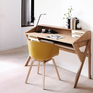 Oak Origami Desk - Black - Hausful - Modern Furniture, Lighting, Rugs and Accessories (4470239592483)