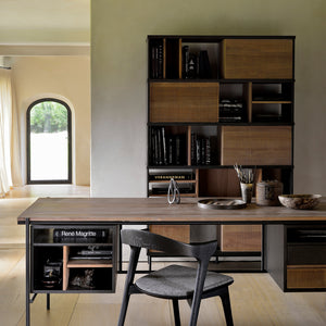 Teak Oscar Desk with Drawers - Hausful - Modern Furniture, Lighting, Rugs and Accessories (4571305410595)