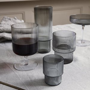 Ripple Wine Glasses (Set of 2) - Hausful - Modern Furniture, Lighting, Rugs and Accessories