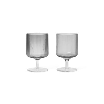 Modern Ripple Wine Glass – Be Just