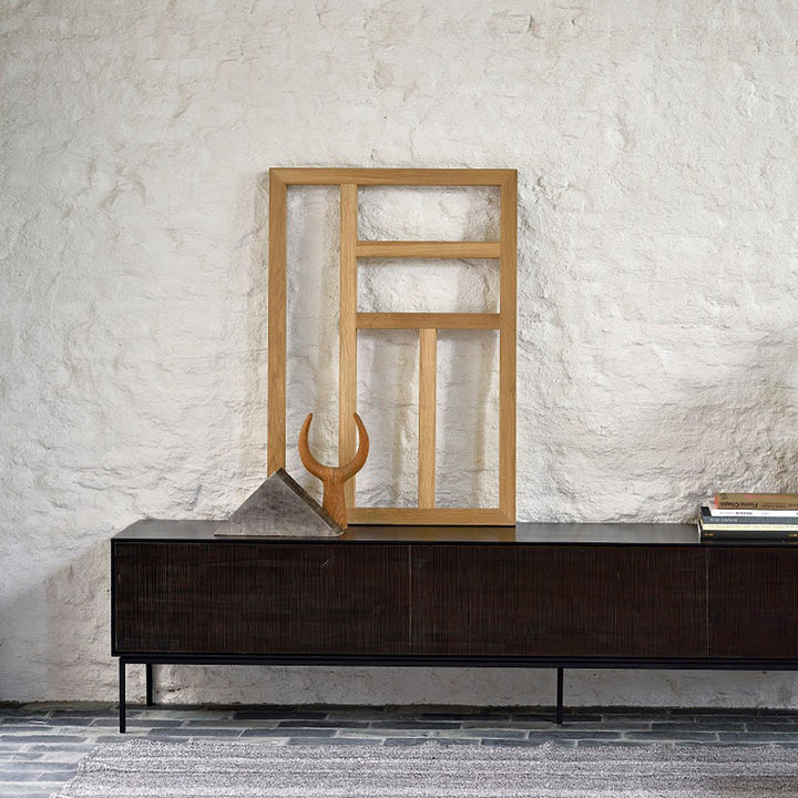 Teak Grooves TV Cupboard - Hausful - Modern Furniture, Lighting, Rugs and Accessories