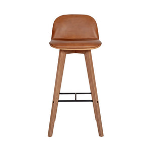Napoli Bar Stool - Leather - Hausful - Modern Furniture, Lighting, Rugs and Accessories