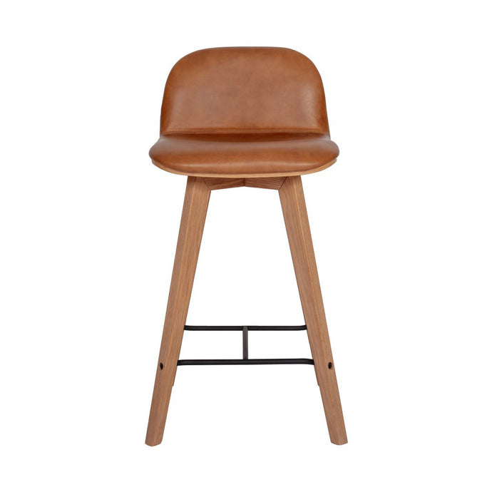 Napoli Counter Stool - Leather - Hausful - Modern Furniture, Lighting, Rugs and Accessories