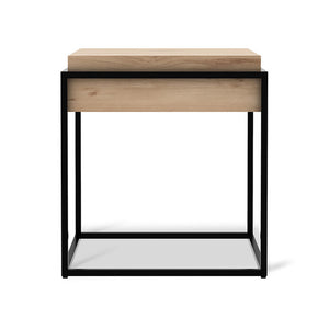 Oak Monolit Side Table - Black - Hausful - Modern Furniture, Lighting, Rugs and Accessories (4470239363107)