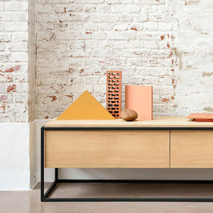 Oak Monolit TV Cupboard - Oak - Hausful - Modern Furniture, Lighting, Rugs and Accessories (4470230122531)