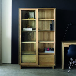 Oak Wave Storage Cupboard - Hausful - Modern Furniture, Lighting, Rugs and Accessories (4470231367715)