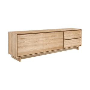 Oak Wave TV Cupboard - 83" - Hausful - Modern Furniture, Lighting, Rugs and Accessories (4470238445603)