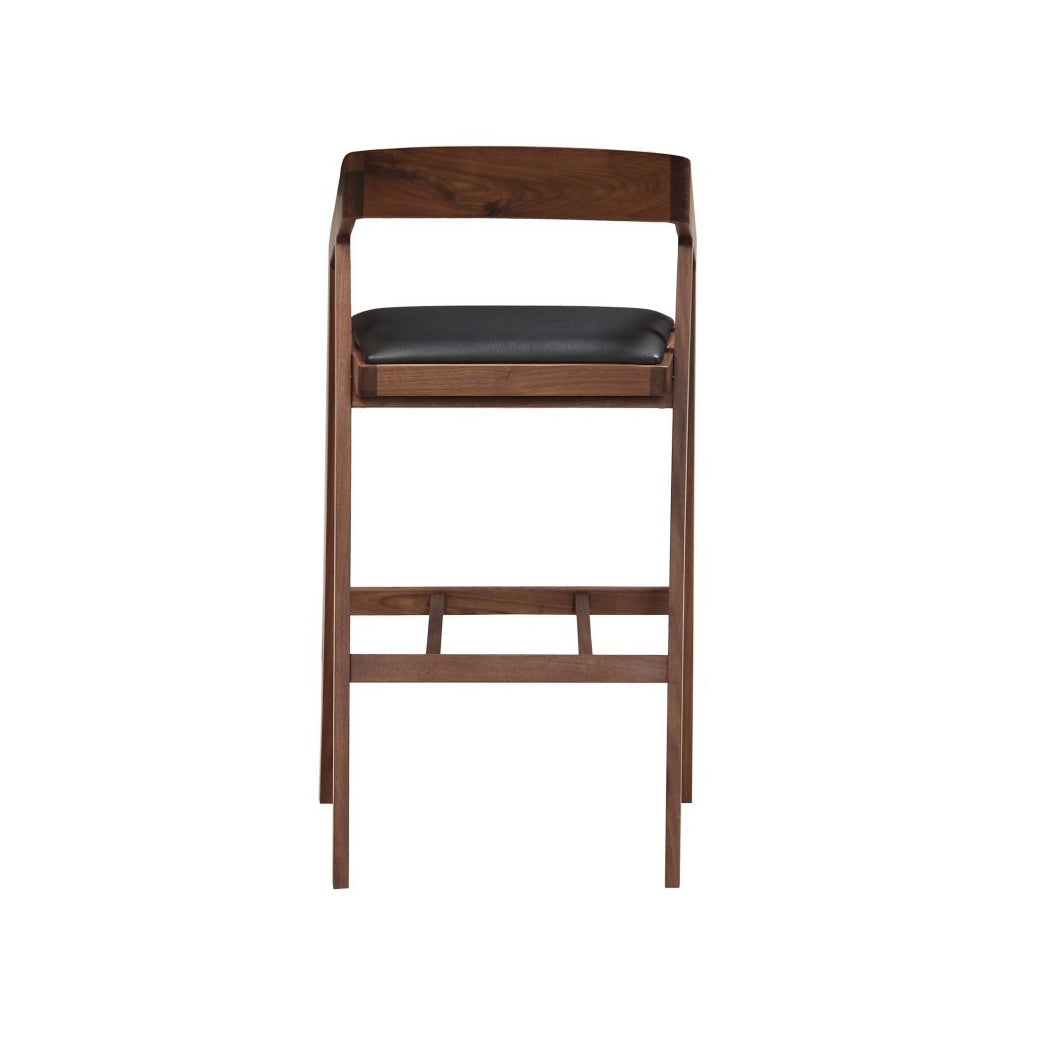 Walnut bar best sale stools with backs