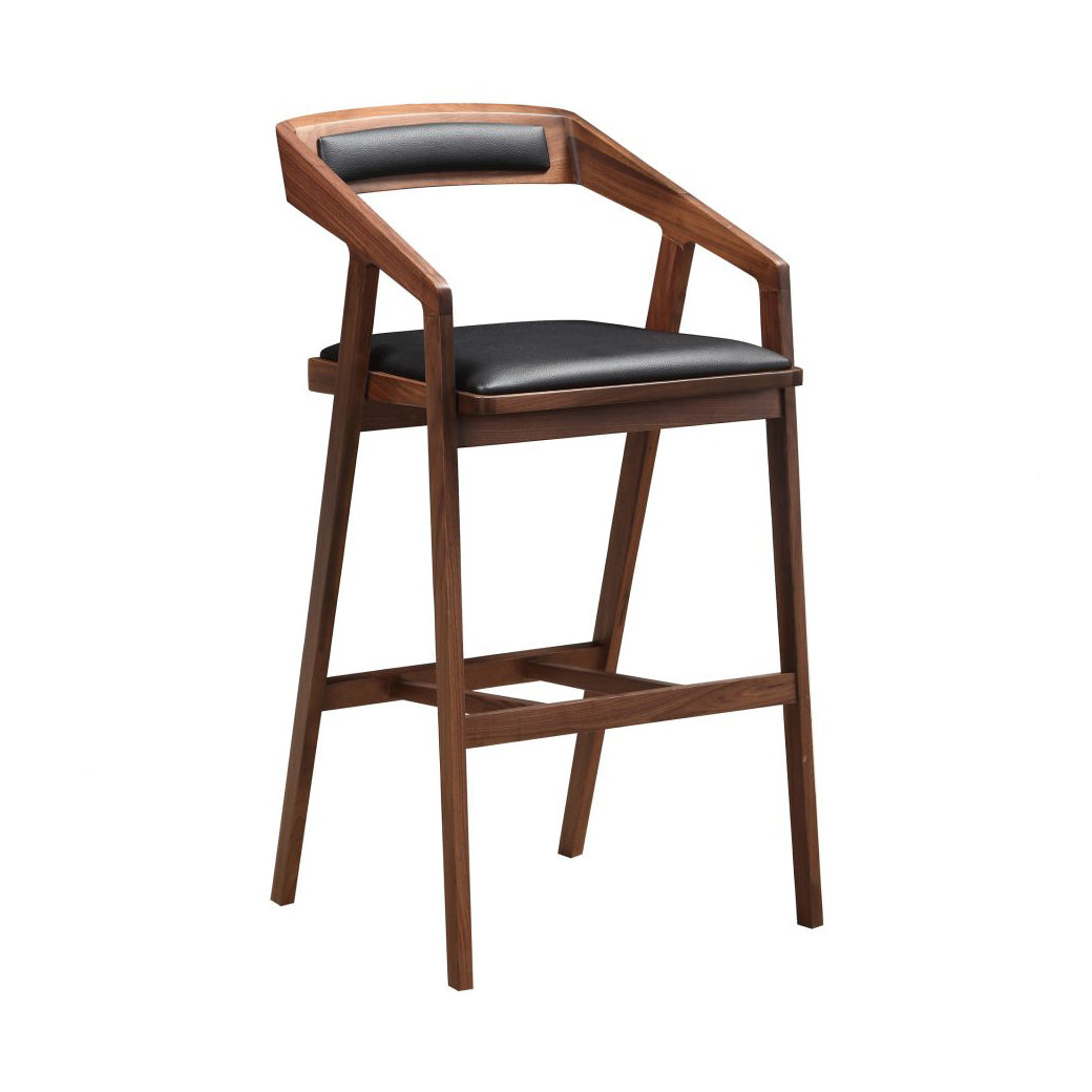 Modern walnut bar outlet stools