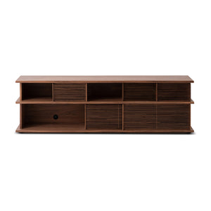 Plank 83” Slat High Media Unit - Hausful - Modern Furniture, Lighting, Rugs and Accessories (4470246047779)