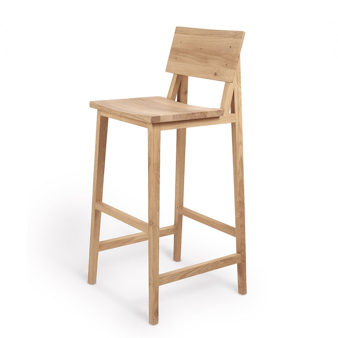 Oak N4 Bar Stool - Hausful - Modern Furniture, Lighting, Rugs and Accessories (4470229762083)