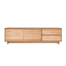 Load image into Gallery viewer, Oak Wave TV Cupboard - 83&quot; - Hausful - Modern Furniture, Lighting, Rugs and Accessories (4470238445603)