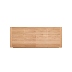 Oak Shadow Sideboard - 80" - Hausful - Modern Furniture, Lighting, Rugs and Accessories (4470231334947)