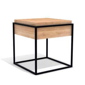 Oak Monolit Side Table - Black - Hausful - Modern Furniture, Lighting, Rugs and Accessories (4470239363107)