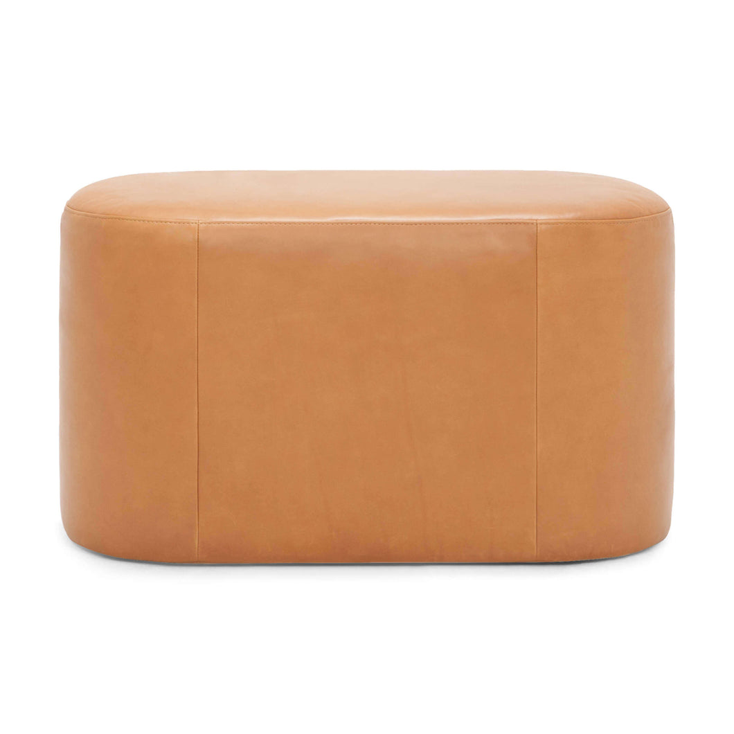 Oval Ottoman - Leather - Hausful - Modern Furniture, Lighting, Rugs and Accessories (4470218031139)