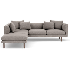 Replay 2-Piece Sectional Sofa With Backless Chaise - Fabric - Hausful