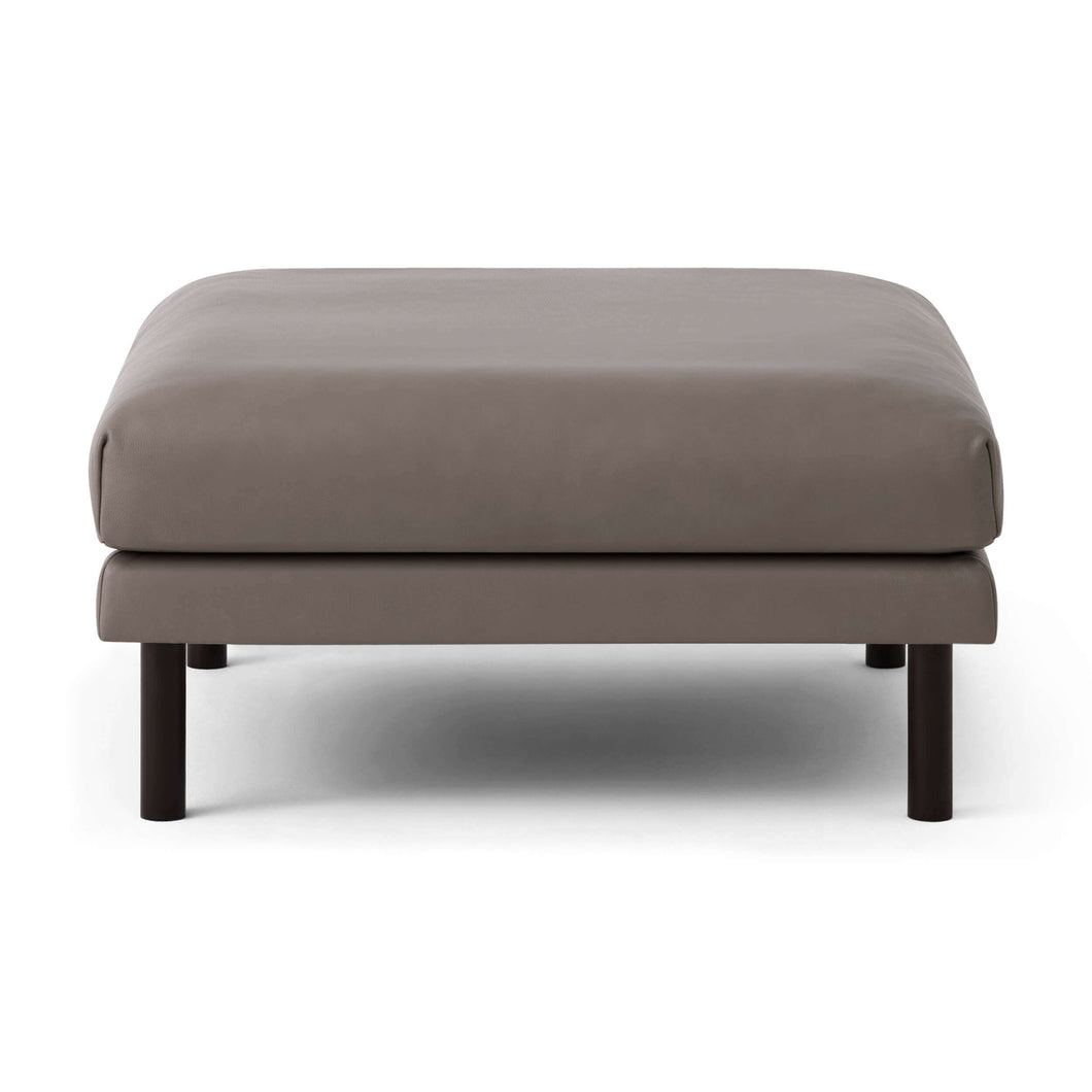 Replay Square Ottoman - Leather - Hausful - Modern Furniture, Lighting, Rugs and Accessories (4470227140643)