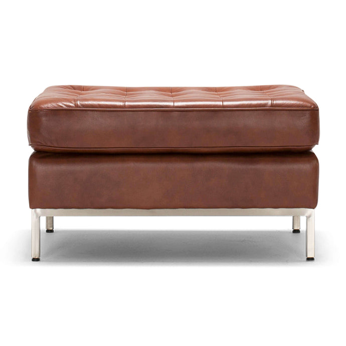 Reverie Ottoman - Leather - Hausful - Modern Furniture, Lighting, Rugs and Accessories (4470219309091)
